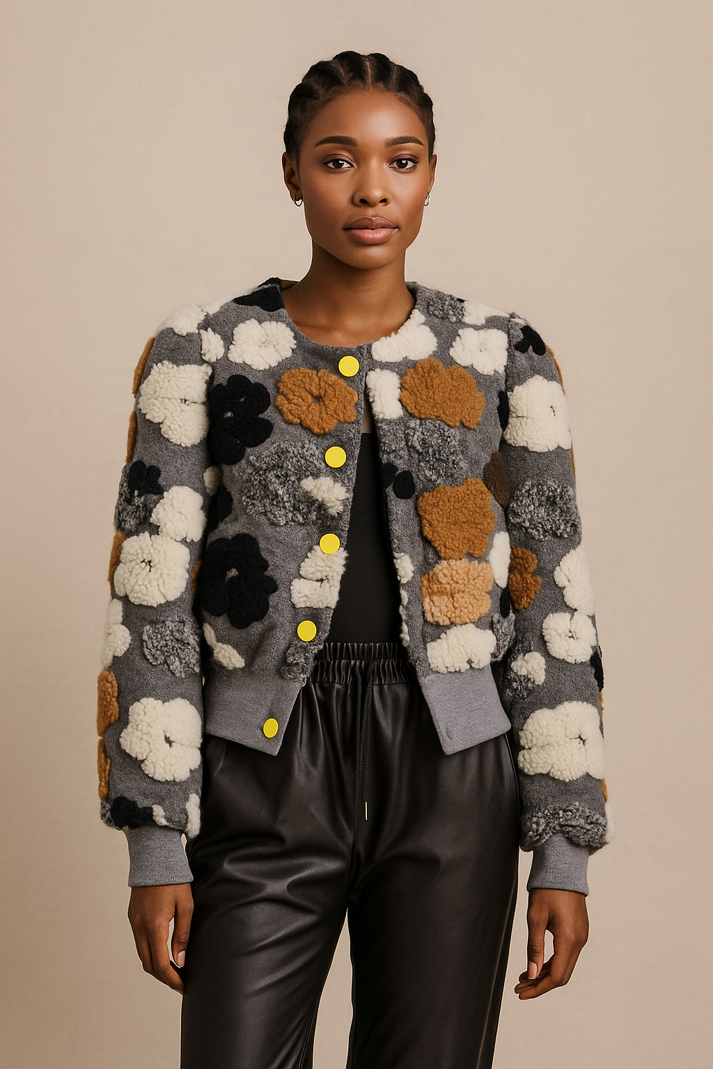 Aurelia™ 3D Flower Knit Cardigan