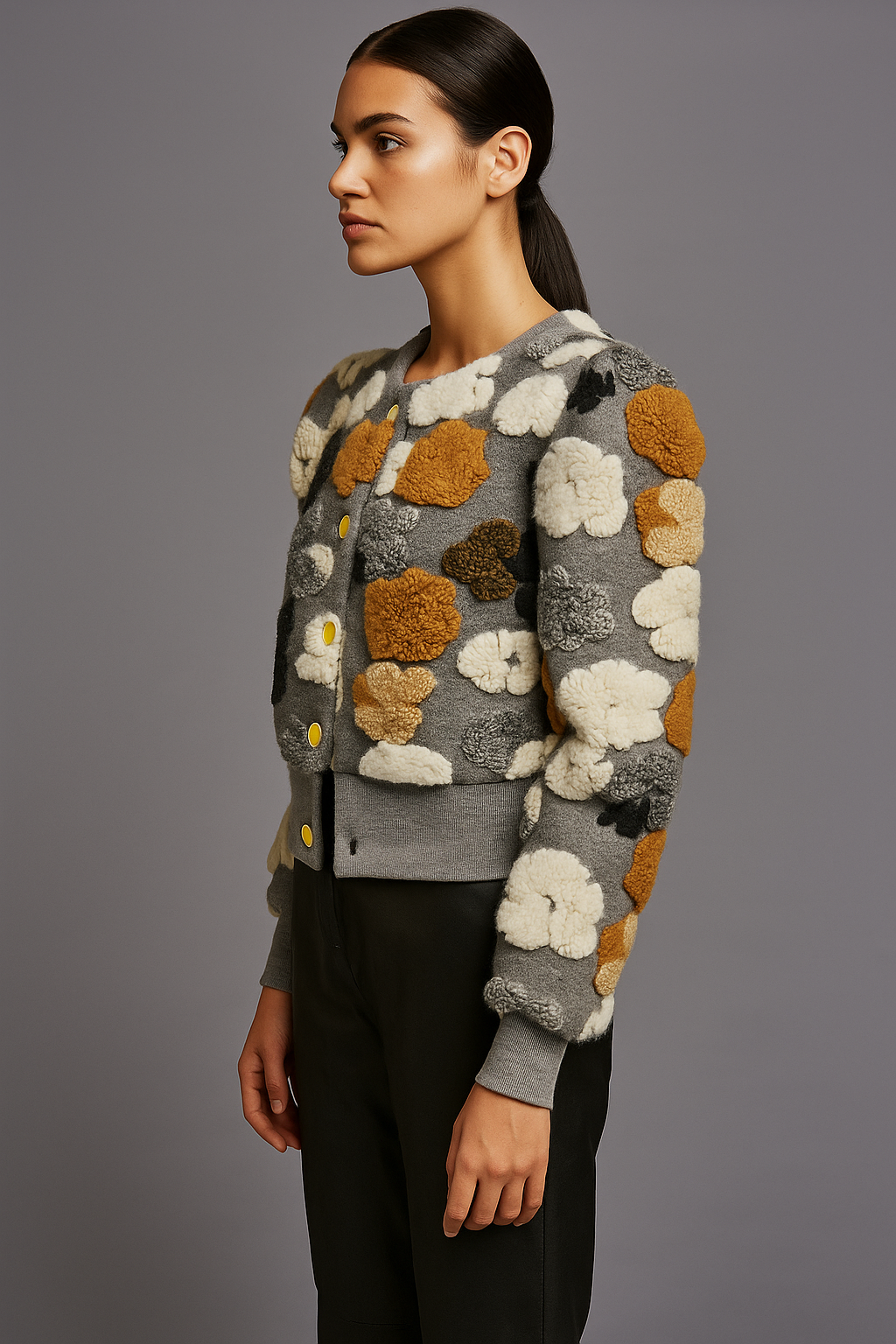 Aurelia™ 3D Flower Knit Cardigan