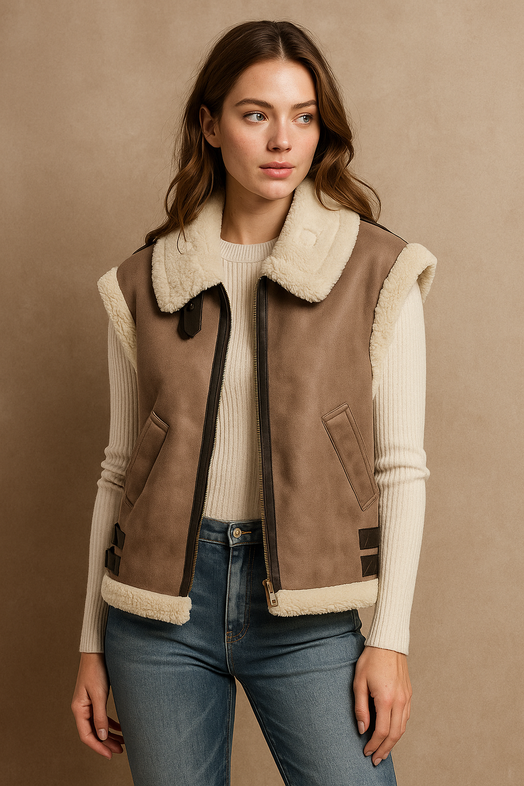 Celestia™ Sleeveless Fur Gilet