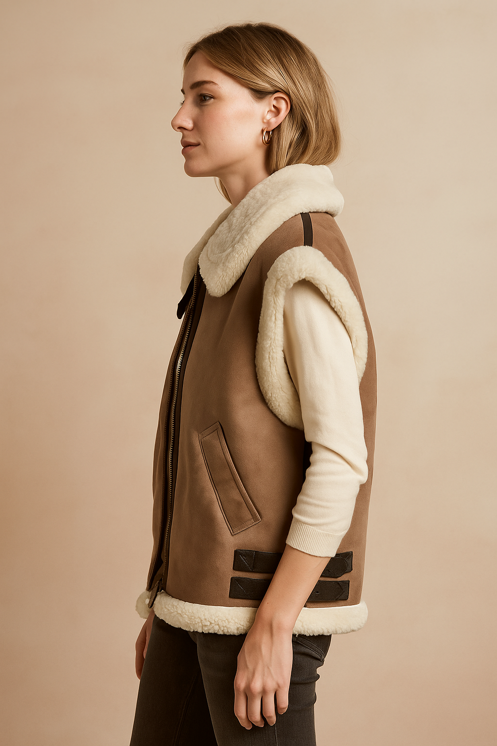 Celestia™ Sleeveless Fur Gilet