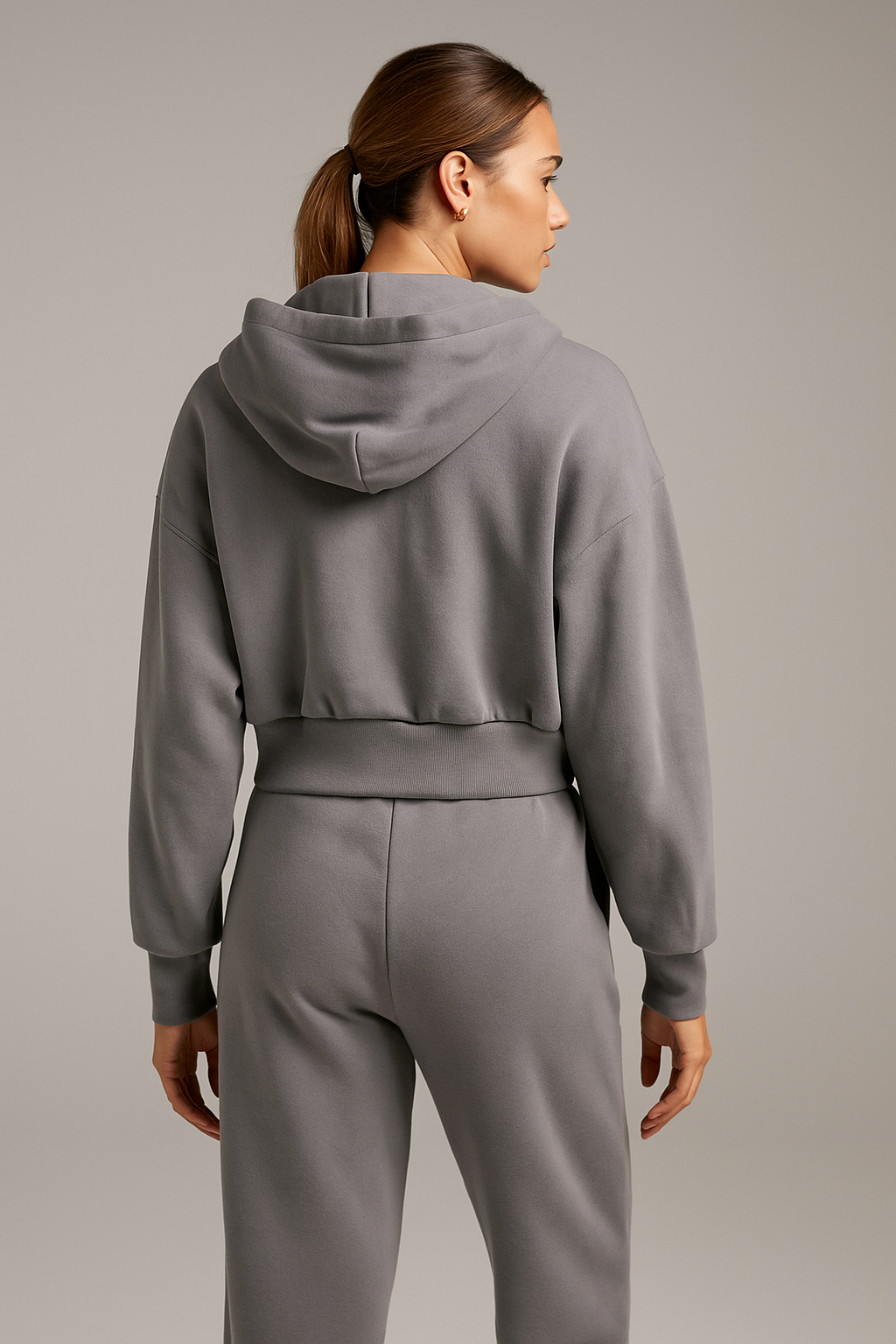 ProbyVC™ Cropped Zipper Hoodie & Joggers Set