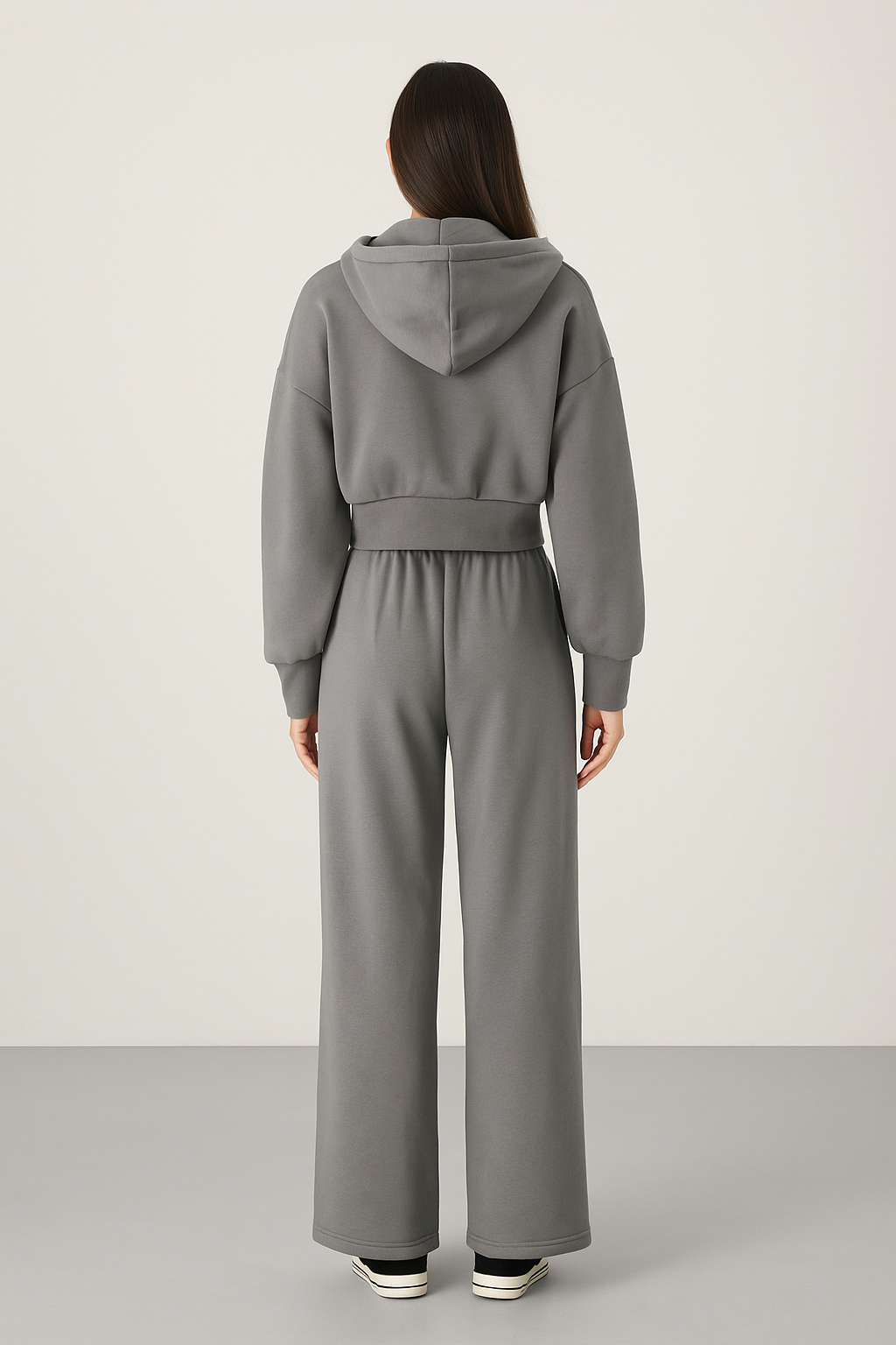 ProbyVC™ Cropped Zipper Hoodie & Joggers Set