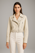 Aurelia™ Washed Leather Belted Coat
