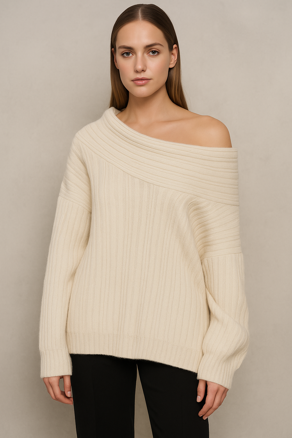 Veyra™ Off-Shoulder Oversized Sweater