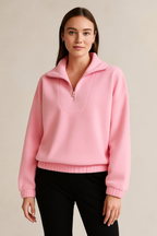 Melisandre™ Pullover Zipper Fleece Sweater