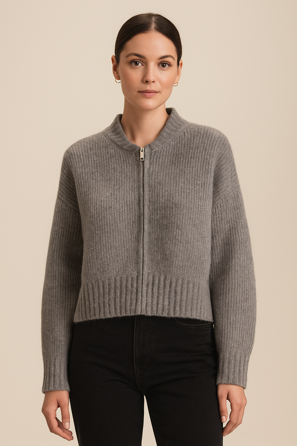 Corvina™ Long Sleeve Zipper Sweater