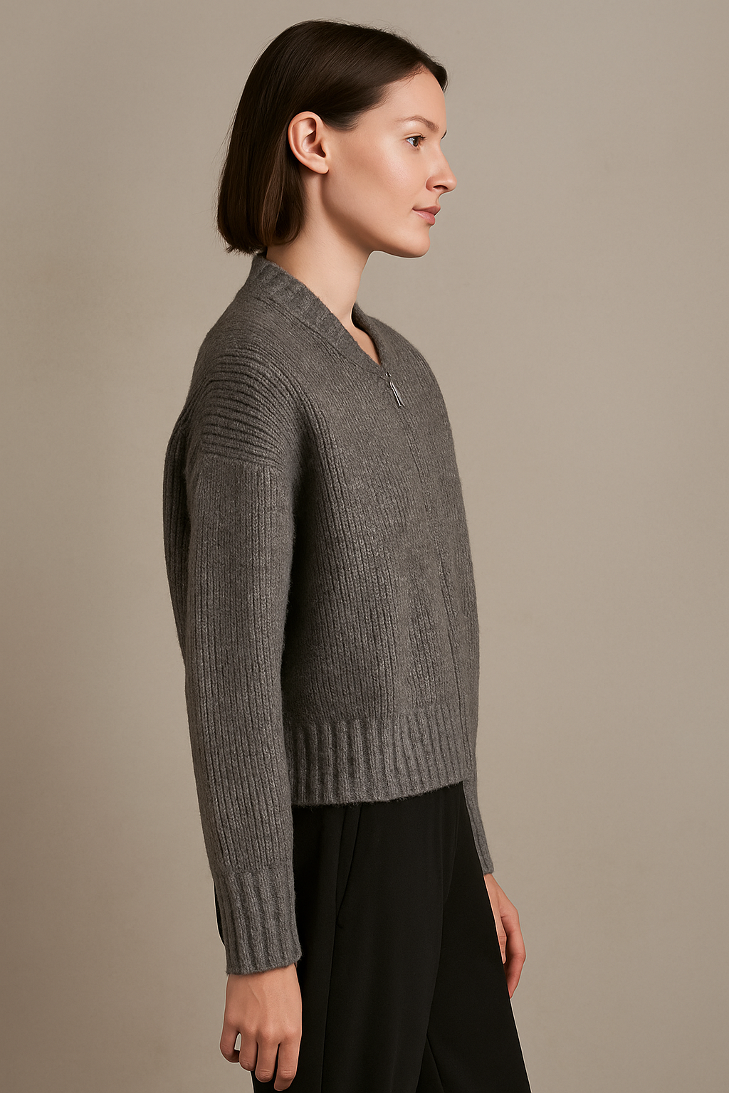 Corvina™ Long Sleeve Zipper Sweater