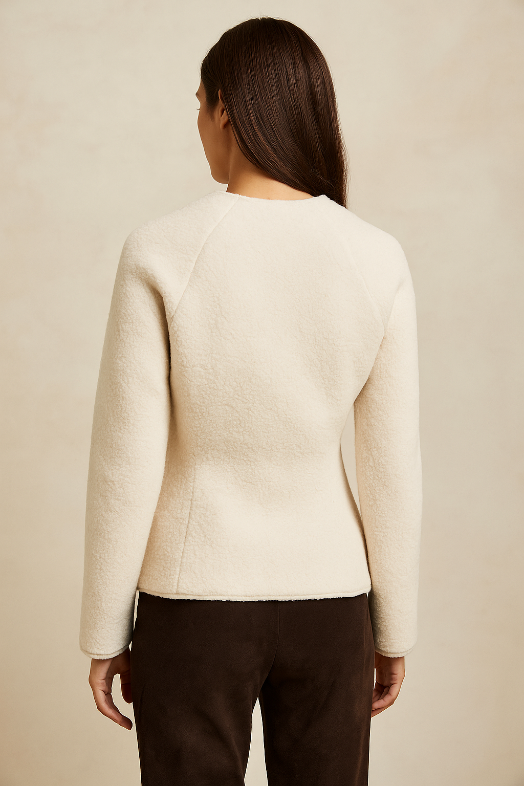 Lunara™ Wool & Leather Buckle Jacket