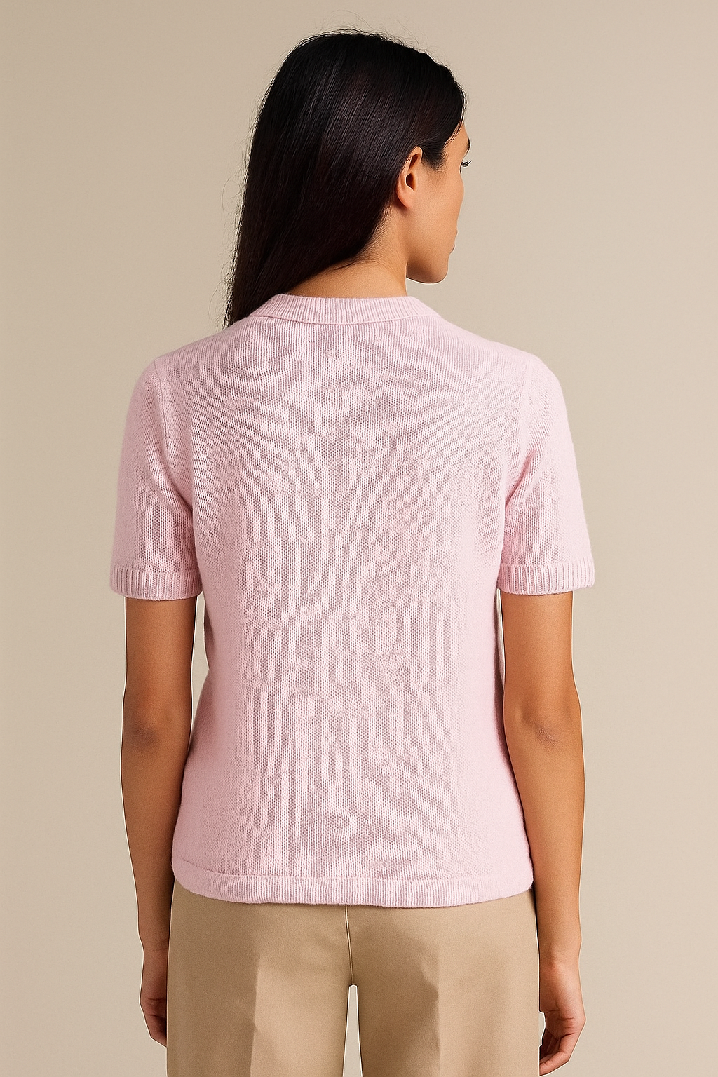 Elaris™ Knitted Diamond Button Cardigan