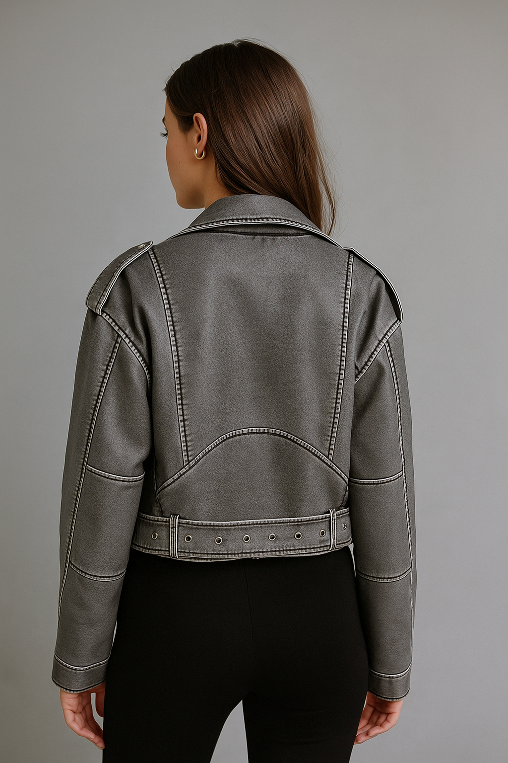 Veyra™ Vintage Washed Leather Jacket