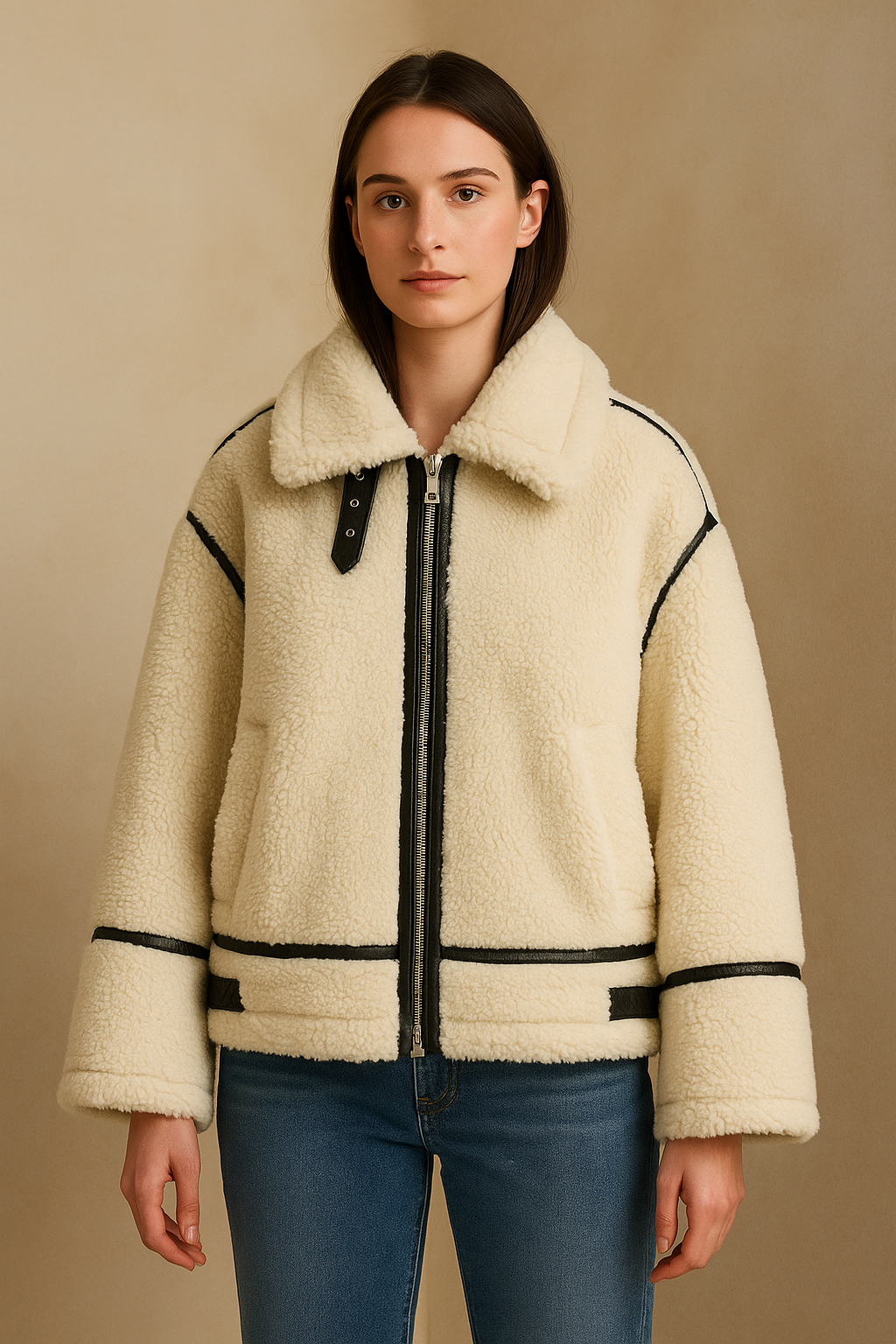 Thessia™ Teddy Faux Fur Jacket