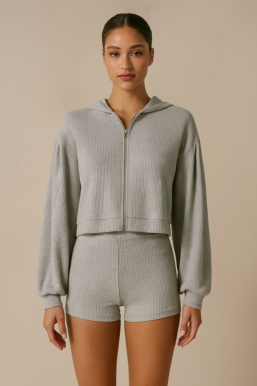 Lunara™ Bralette, Shorts & Cardigan Set