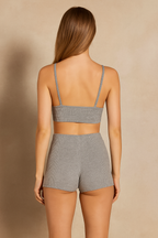 Lunara™ Bralette, Shorts & Cardigan Set