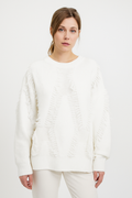Elaris™ Knitted Tassel Detail Sweater
