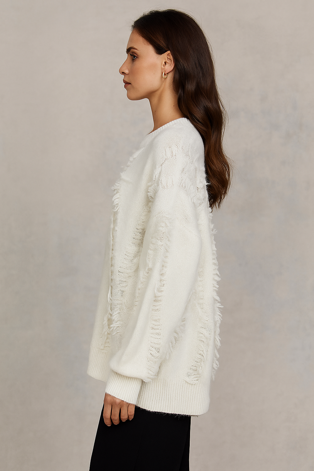 Elaris™ Knitted Tassel Detail Sweater