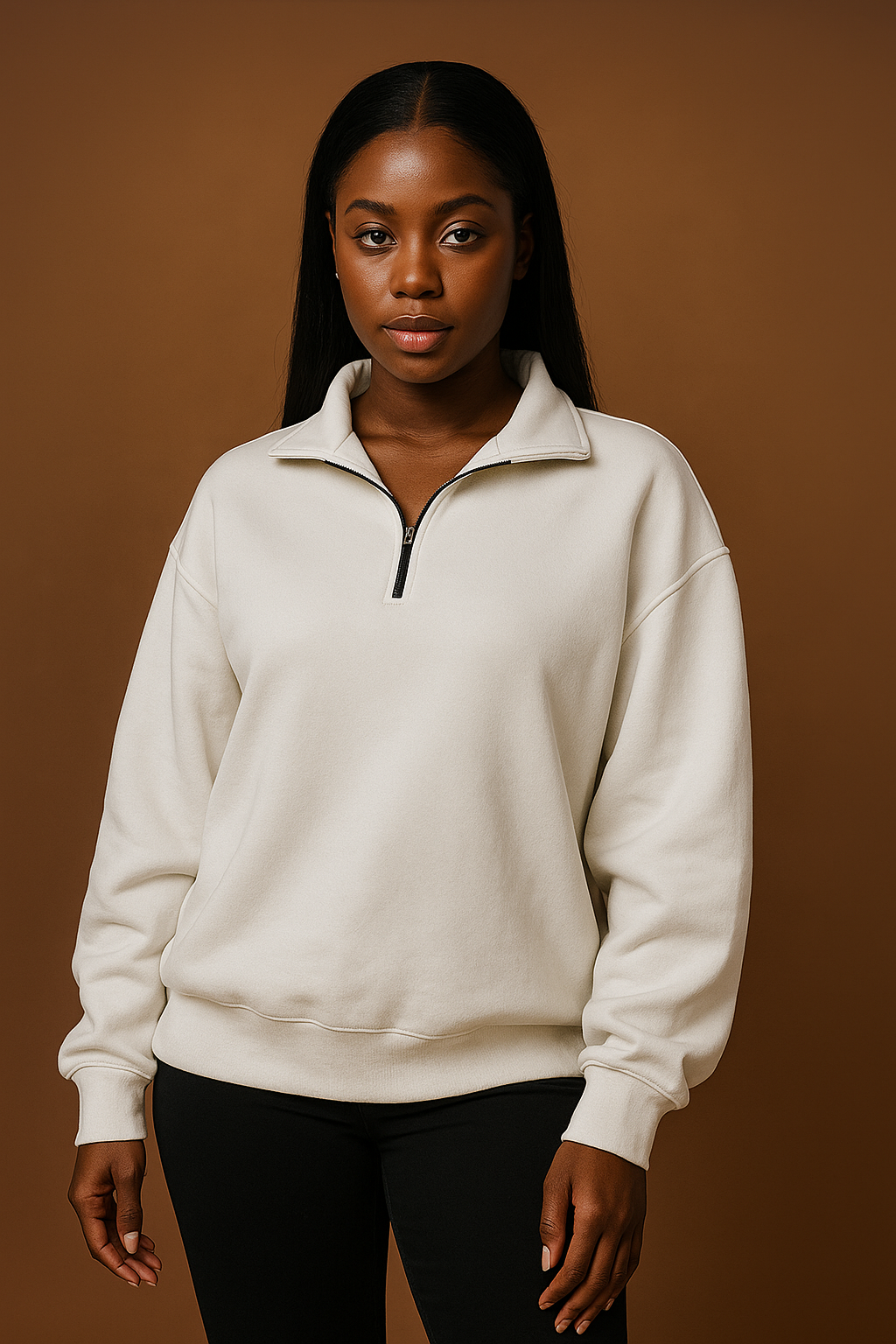 Orlena™ Pullover Short Zipper Hoodie
