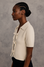 Lunara™ Knitted Short Sleeved Top