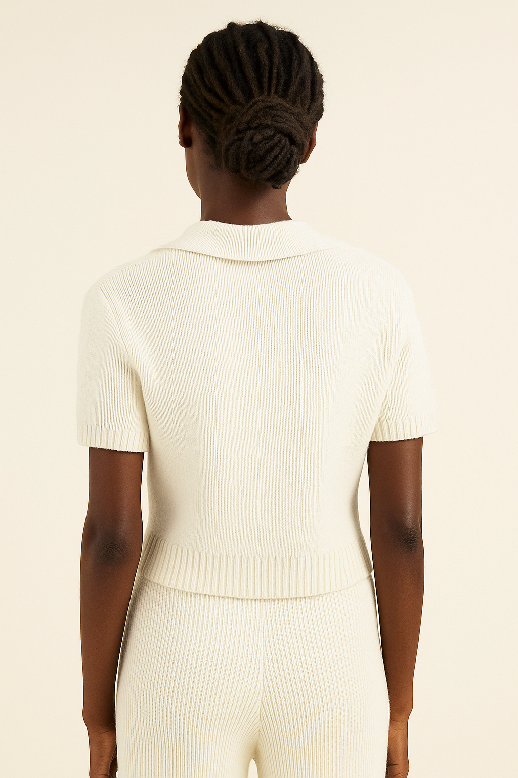 Lunara™ Knitted Short Sleeved Top