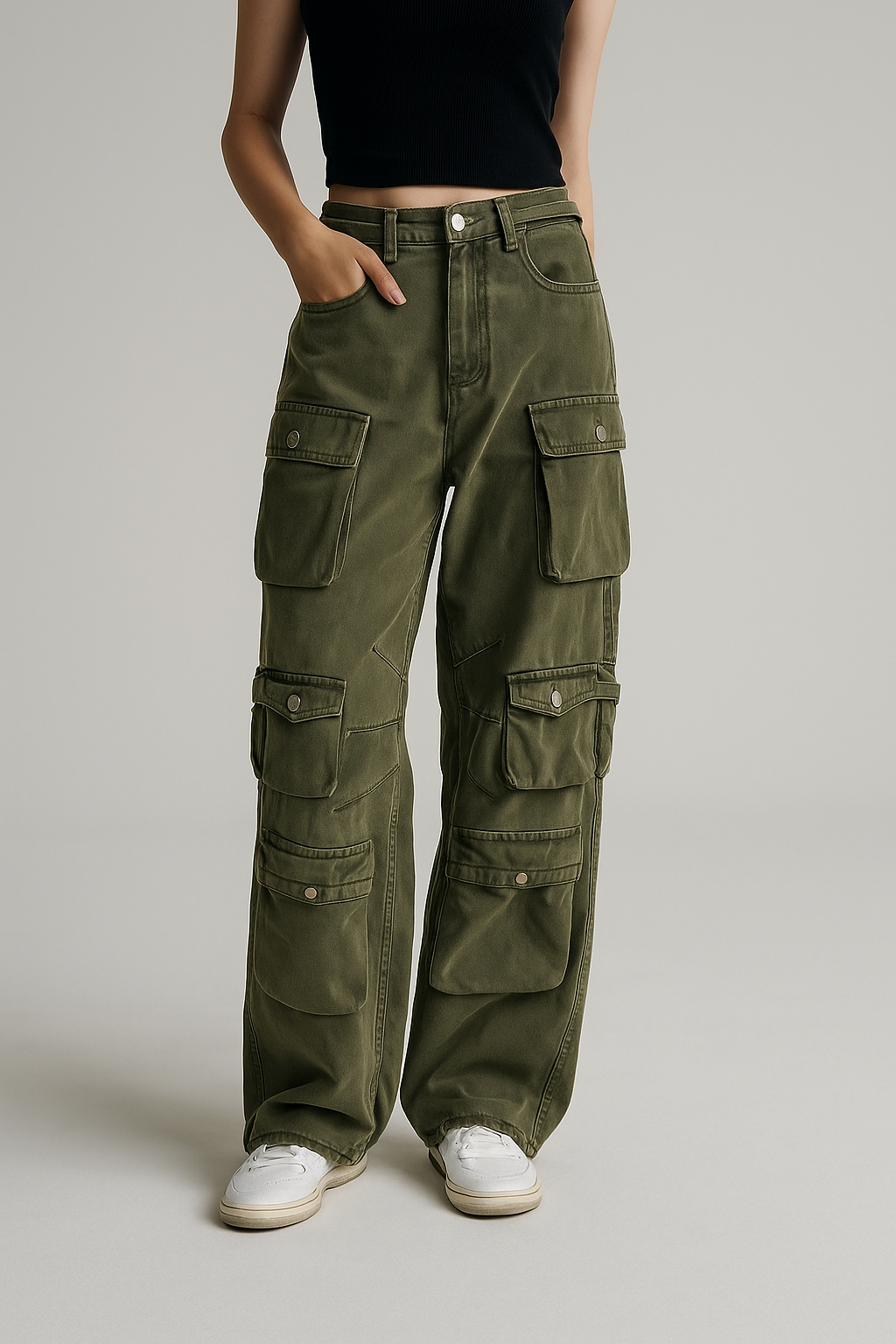 Elaris™ Multi-Pocket Cargo Pants