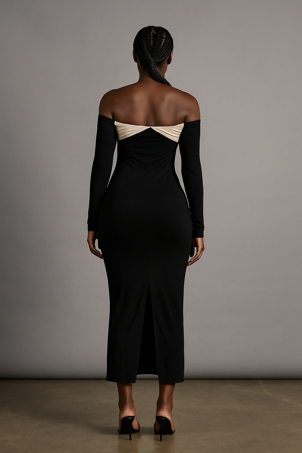 Lunara™ Strapless Long Sleeve Bodycon Maxi Dress