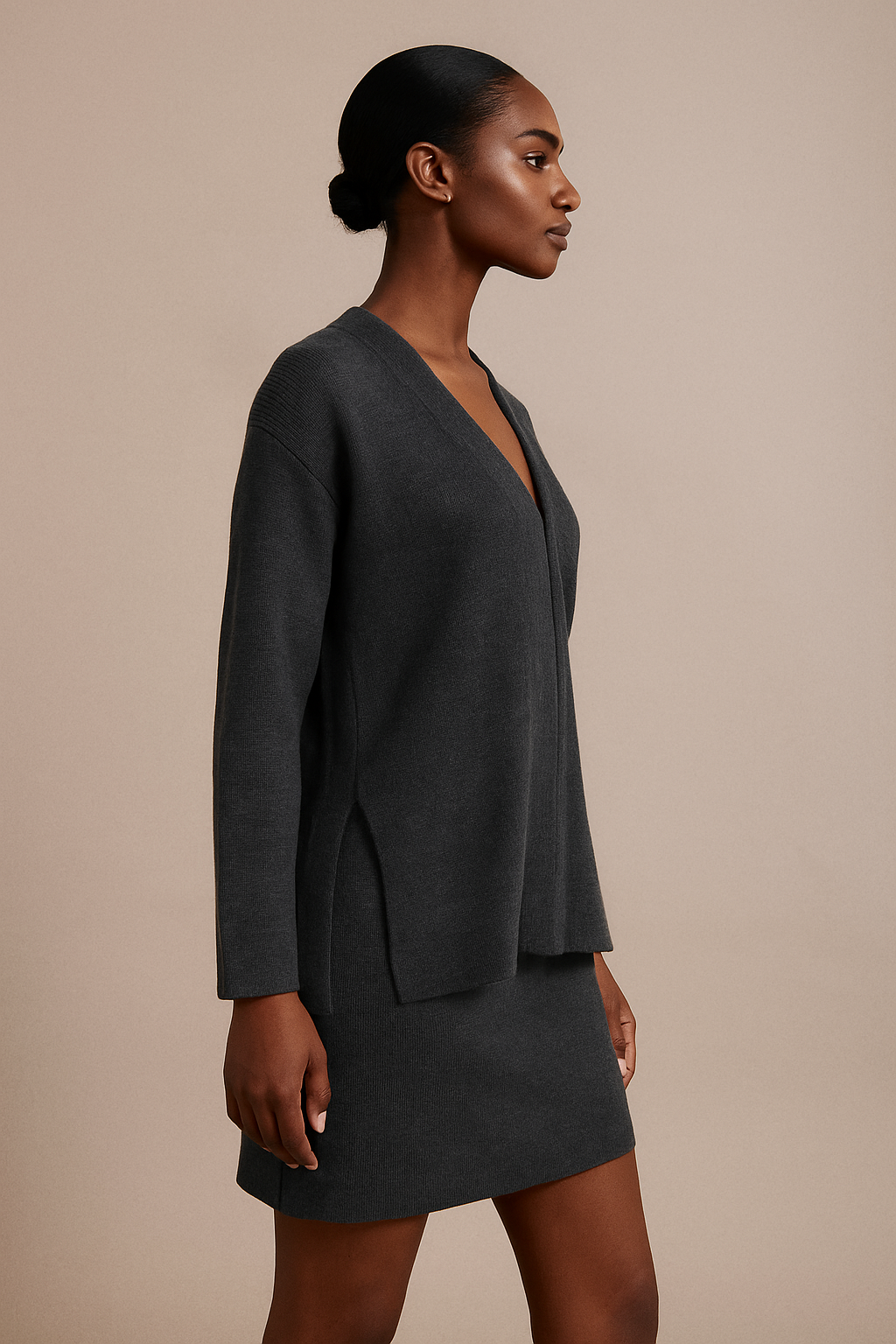 Veyra™ Knit Cardigan & Mini Skirt Set