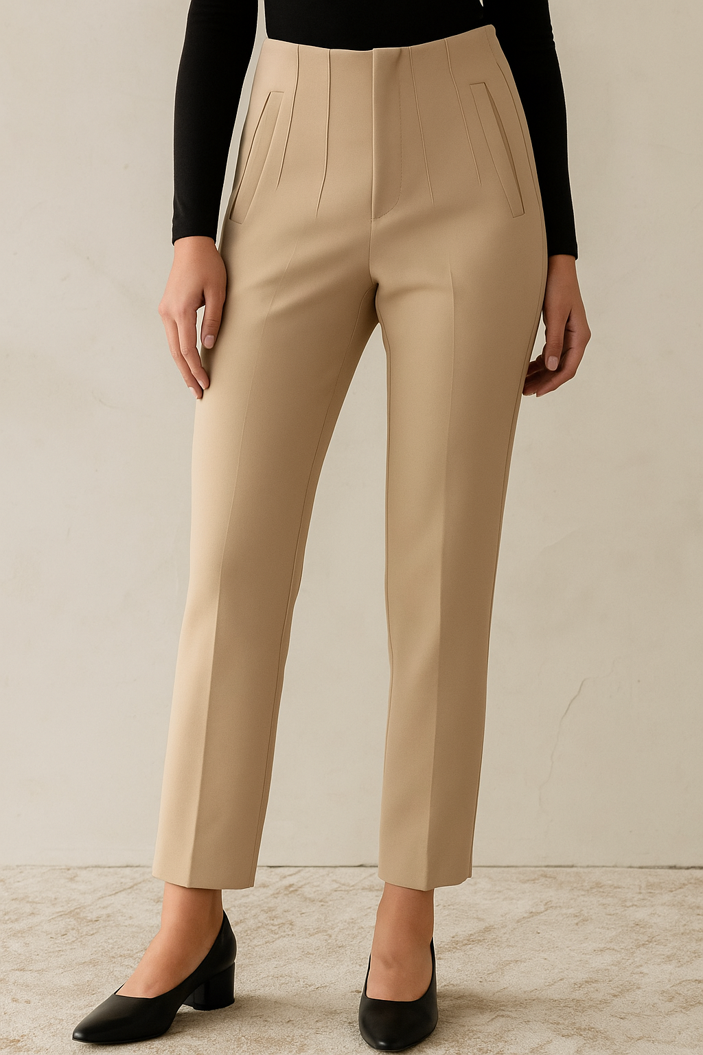 Lunara™ High Waist Trousers