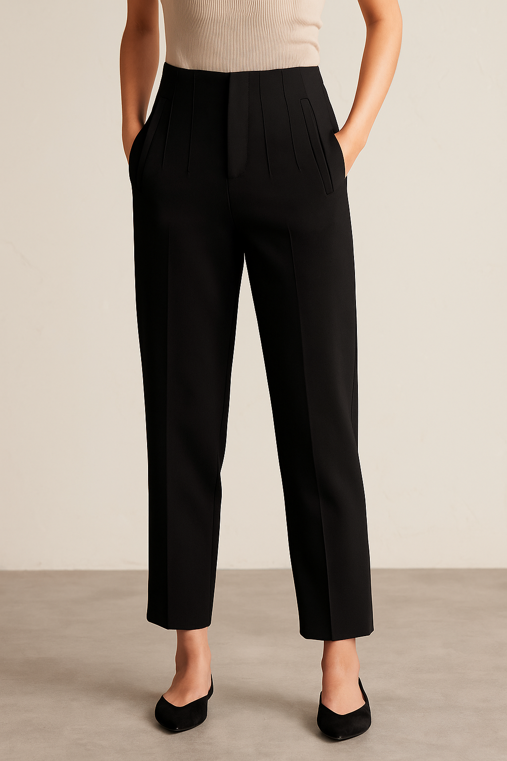 Lunara™ High Waist Trousers