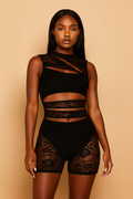 Veyra™ Sleeveless Mesh Playsuit