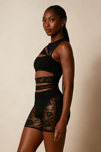 Veyra™ Sleeveless Mesh Playsuit