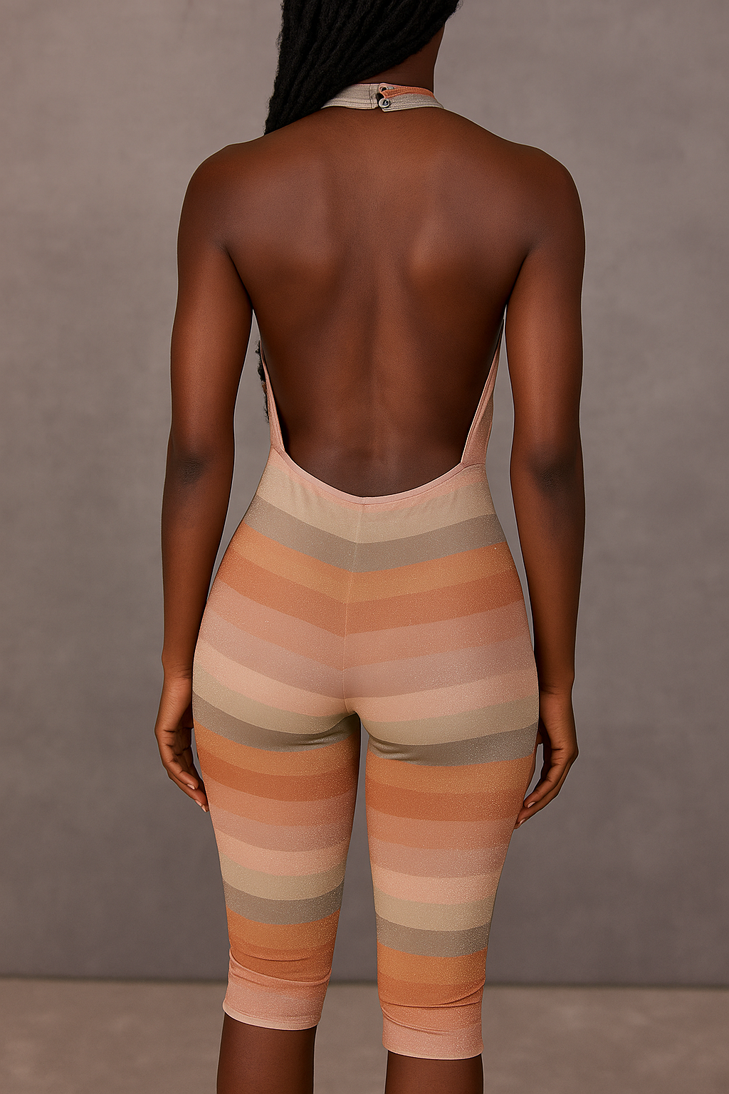 Orlena™ Backless Gradient Romper