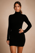 Melisandre™ Knitted Long Sleeve Bodycon Mini Dress