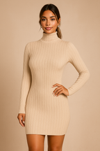 Melisandre™ Knitted Long Sleeve Bodycon Mini Dress