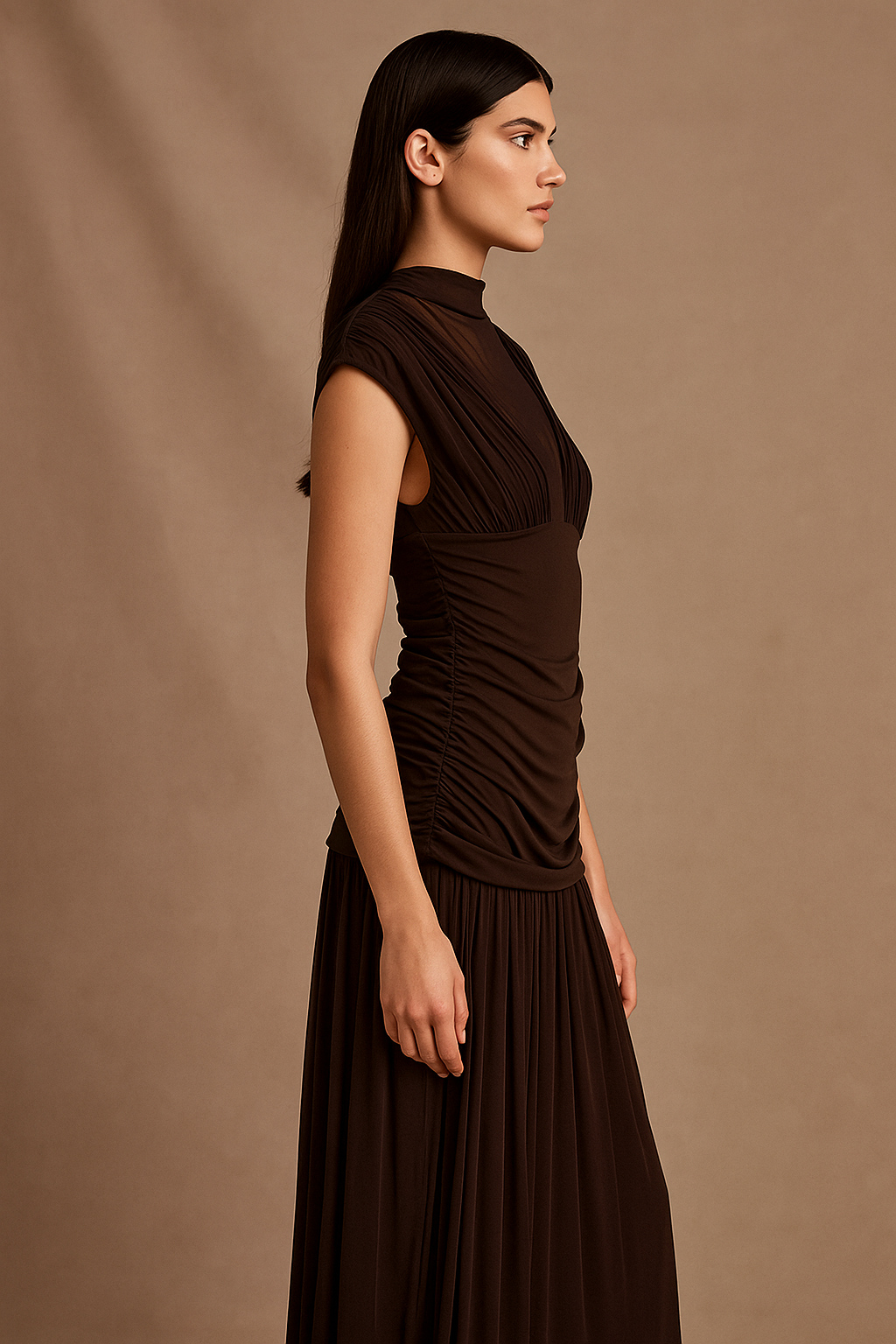 Veyra™ Patchwork Tulle Maxi Dress