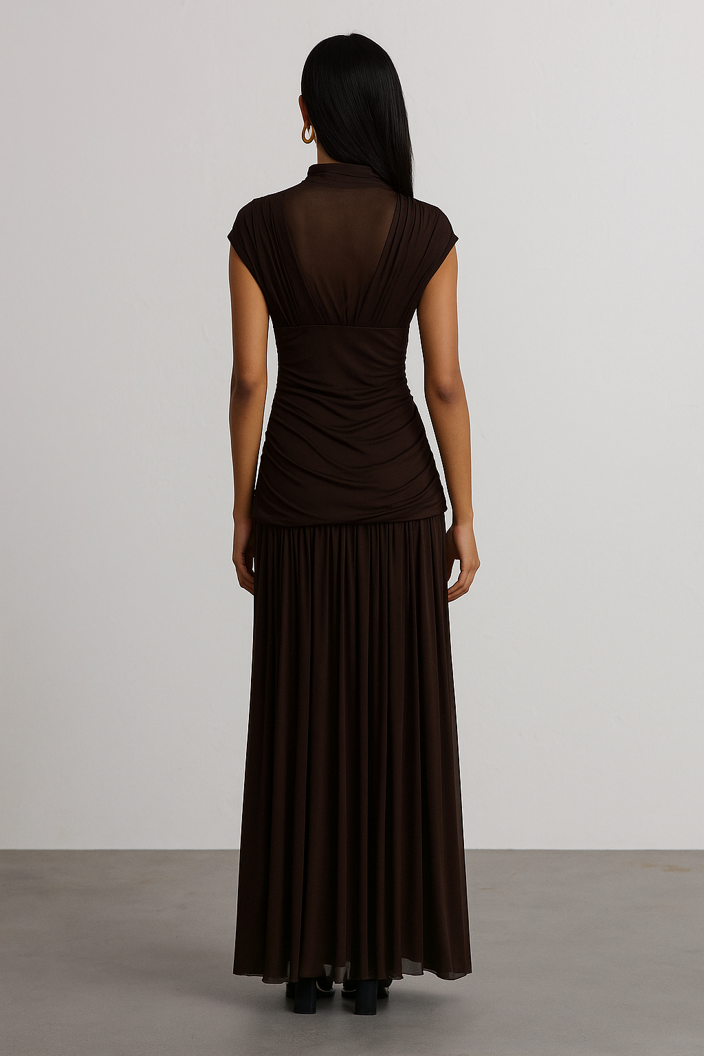 Veyra™ Patchwork Tulle Maxi Dress