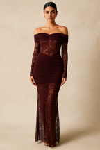 Orlena™ Off-Shoulder Hollow Out Maxi Dress