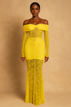 Orlena™ Off-Shoulder Hollow Out Maxi Dress