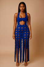 Lunara™ Sleeveless Hollow Bodycon Maxi Dress