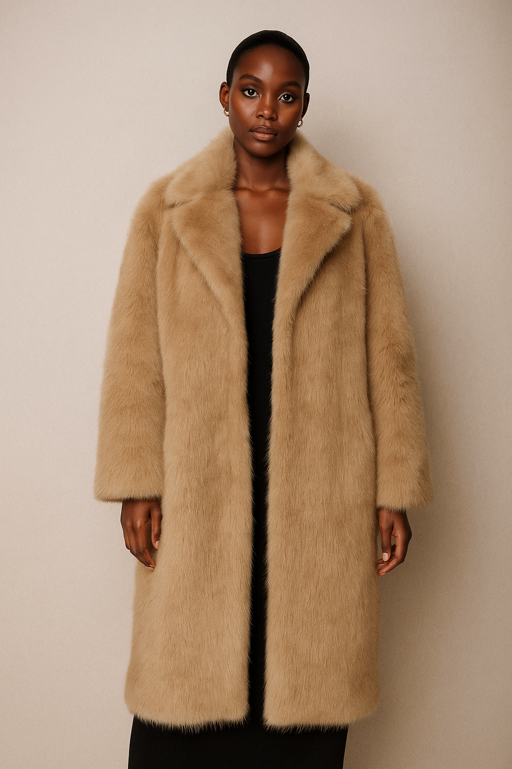 Valencia™ Vintage Long Fox Fur Coat
