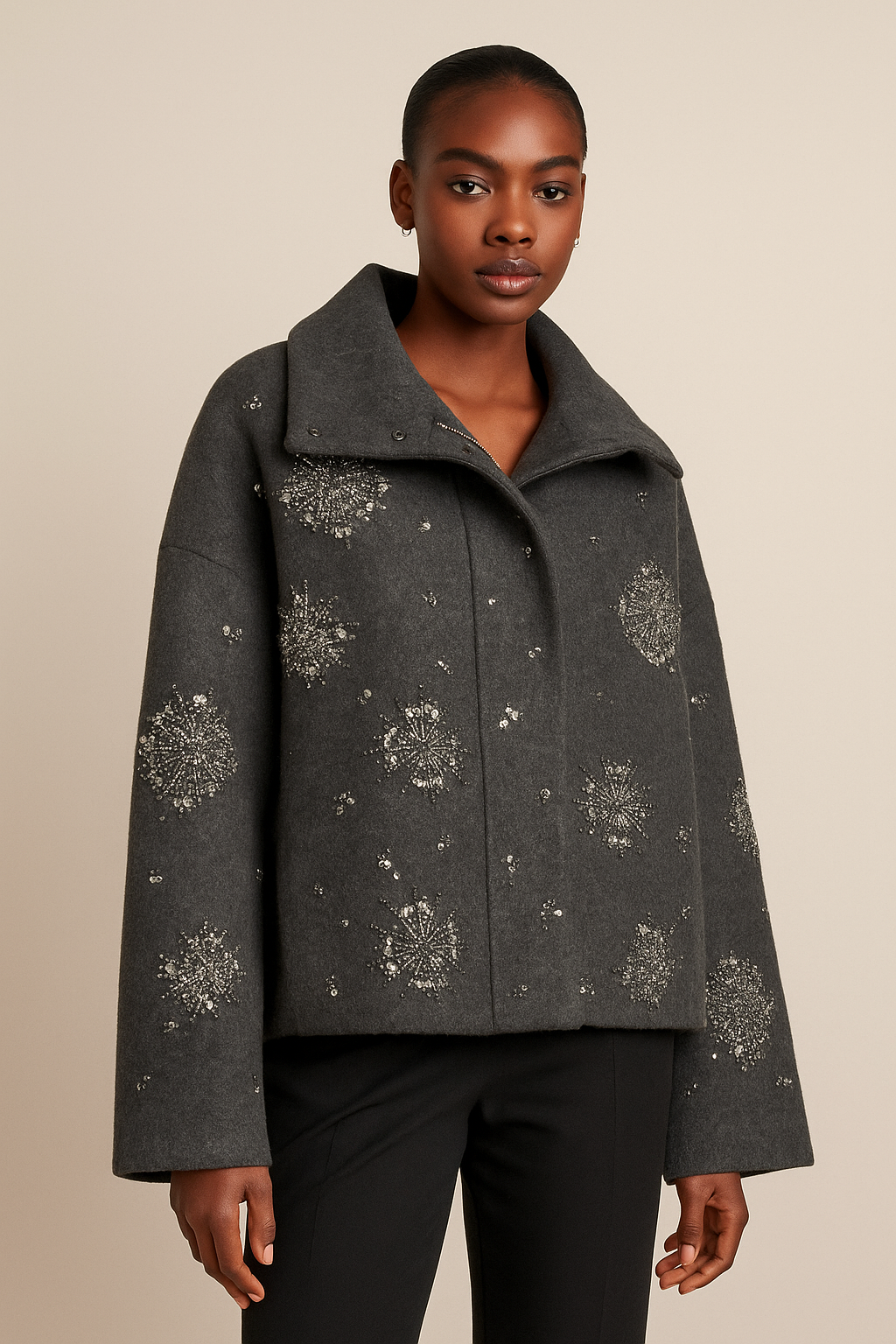 Aurora™ Hand-Beaded Coat