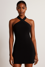 Luna™ Choker Halter Mini Dress