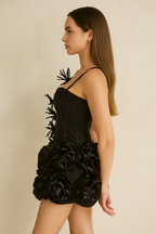 Fleur™ Halter Corset Floral Mini Dress