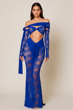 Celestia™ Triple Mesh Maxi Dress