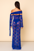 Celestia™ Triple Mesh Maxi Dress