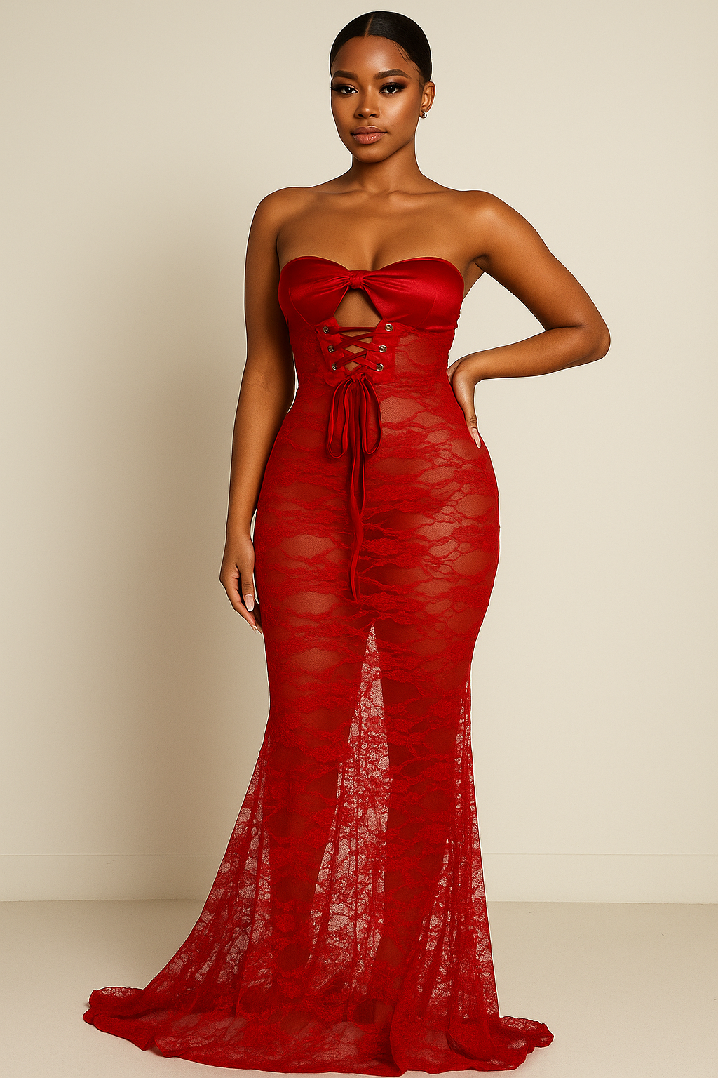 Coquette™ Patchwork Bodycon Maxi Dress