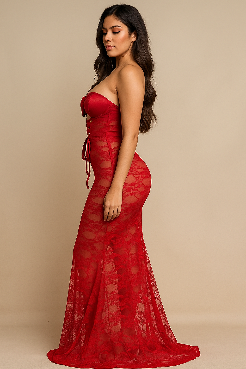 Coquette™ Patchwork Bodycon Maxi Dress