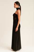 Aurelia™ Swarovski Crystal Strapless Draped Maxi Dress