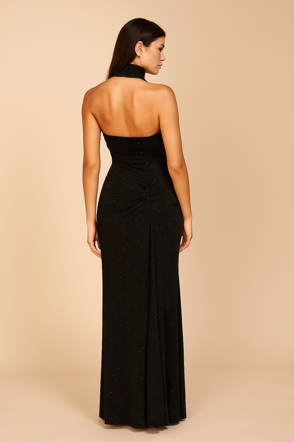 Aurelia™ Swarovski Crystal Strapless Draped Maxi Dress