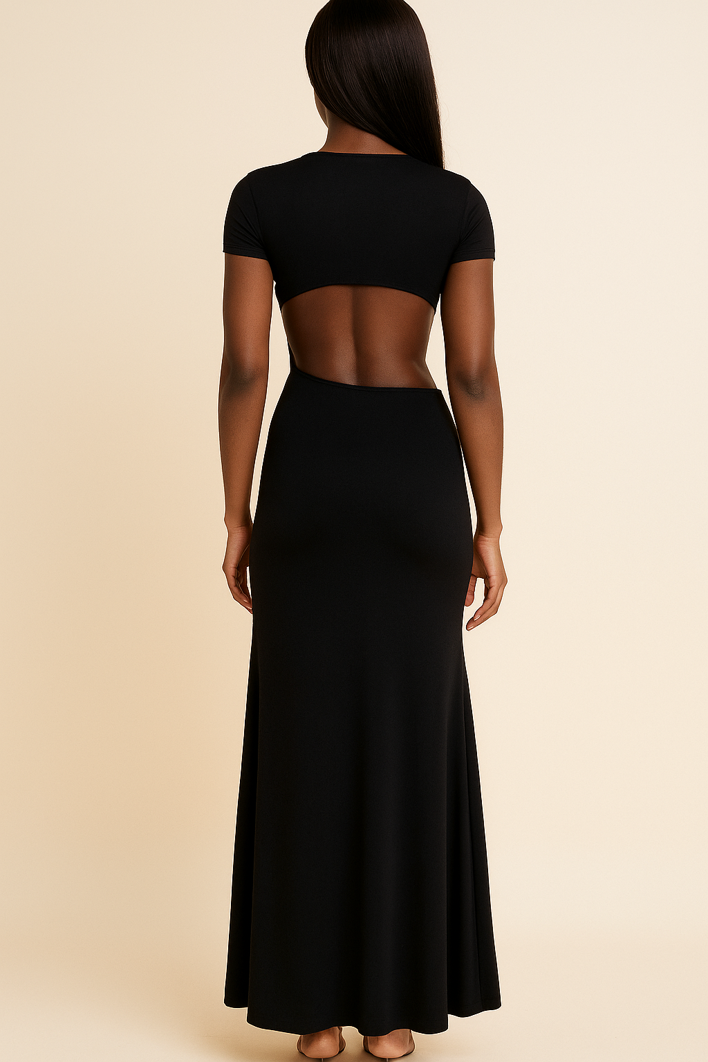 Valeria™ Cutout Pleated Maxi Dress