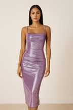 Luciana™ Sequin Gloss Textured Midi Dress