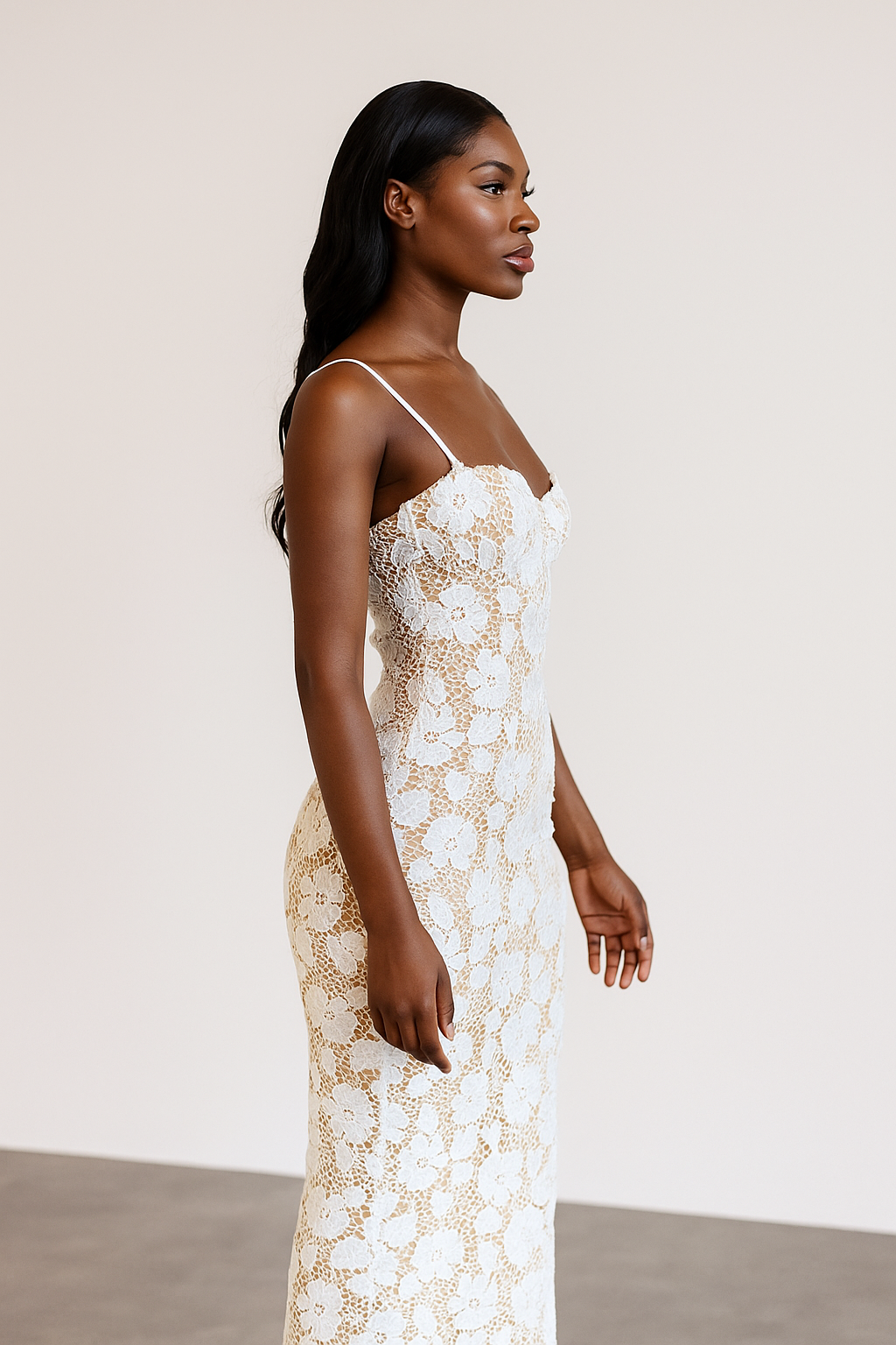 Elowen™ Sleeveless Lace Maxi Dress